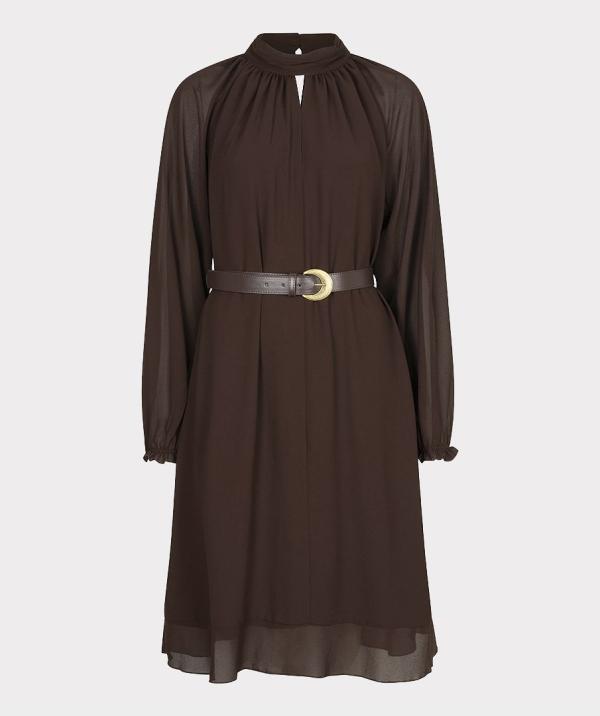 Dress_mock_neck_chiffon